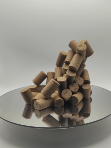 Porte bouteille de vin "Les bouchons"